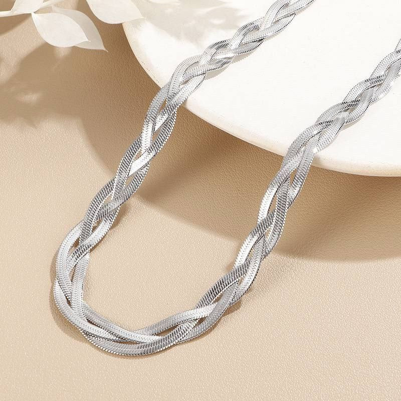 Cuban Snake Chain Necklace – Pure Stainless Steel 316     S1