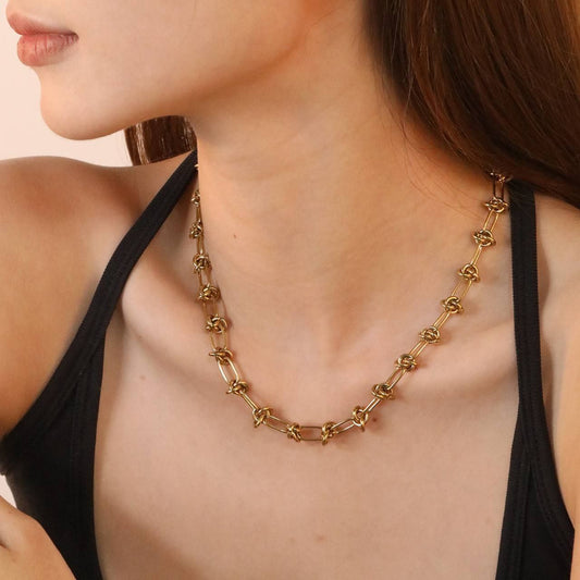 Cartier Style Necklace Stainless Steel 316     S1