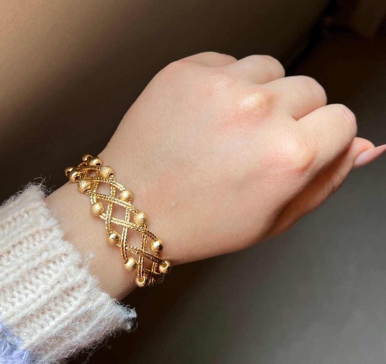 Chinese Gold Plated Bracelet Typical Gold     S1