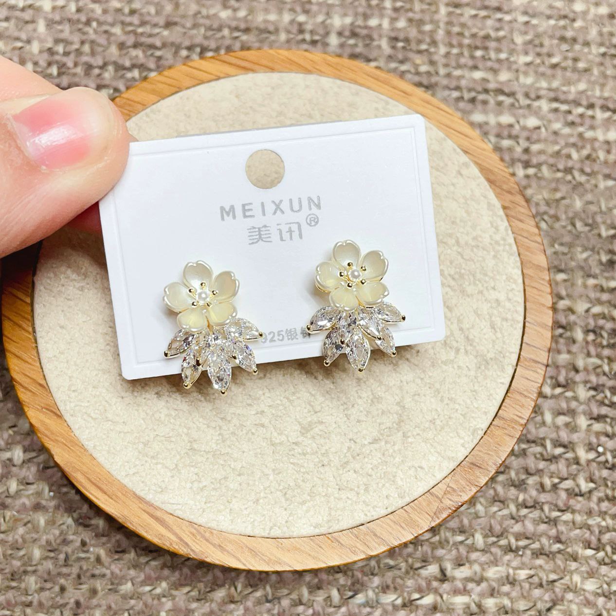 Column Twist Hoop Earring Sterling Silver 925 Gold Plated    S1
