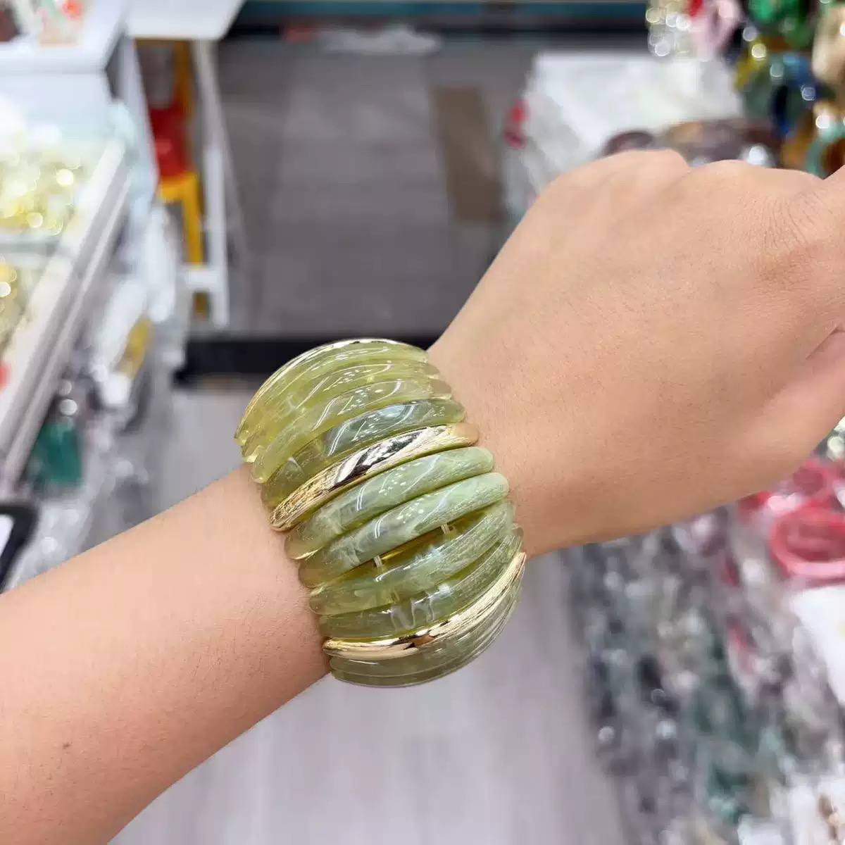 Elastic Trendy Bangle Bracelet – SHEIN Style    S1