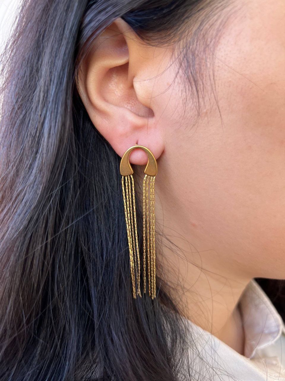 Hoop Twist Earring – Pure 316 Stainless Steel    S1