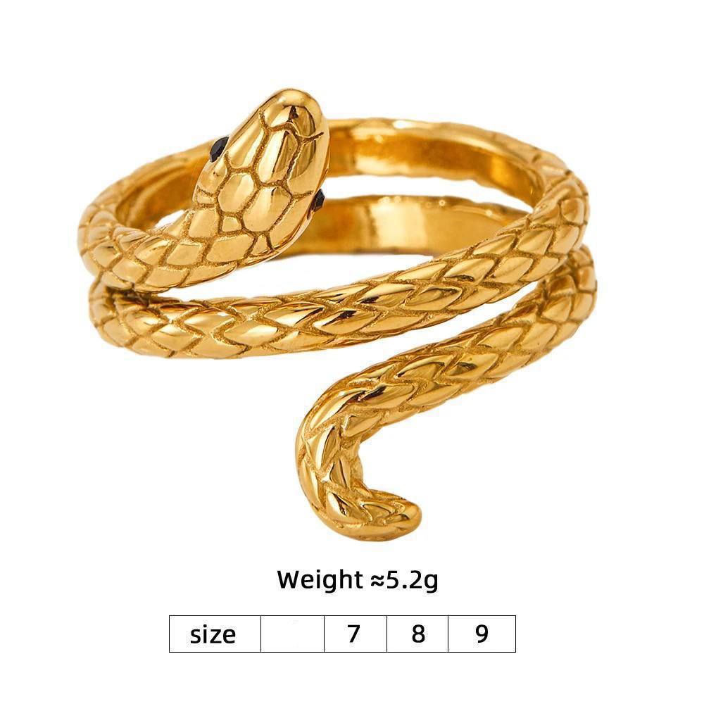 Heavy Stainless Steel Ring – Pure 316, Real Gold Plated   S1