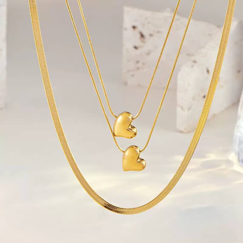 Triple Layer Necklace – Pure 316 Stainless Steel   S1