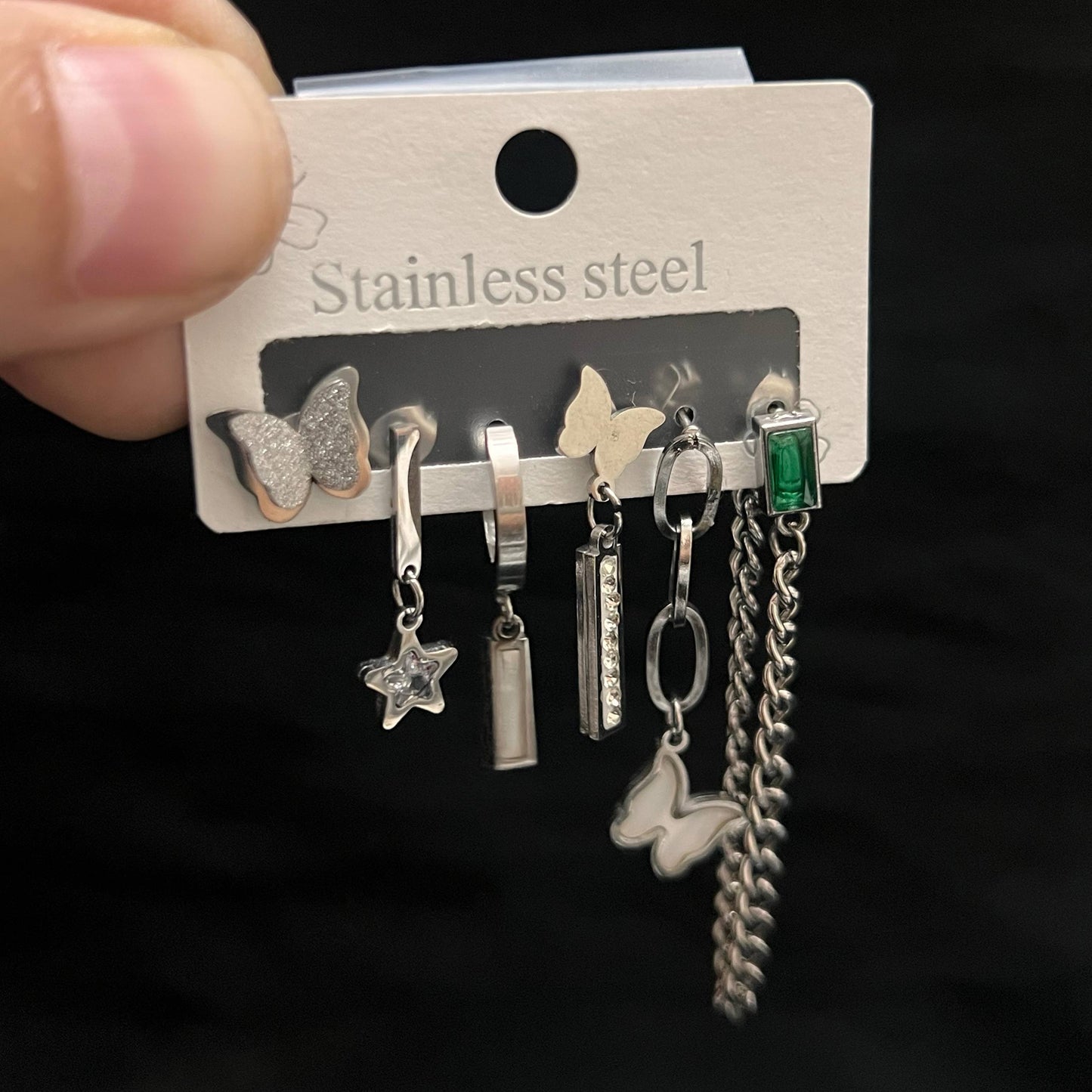 Cart Piercing Set – Pure Stainless Steel    S1
