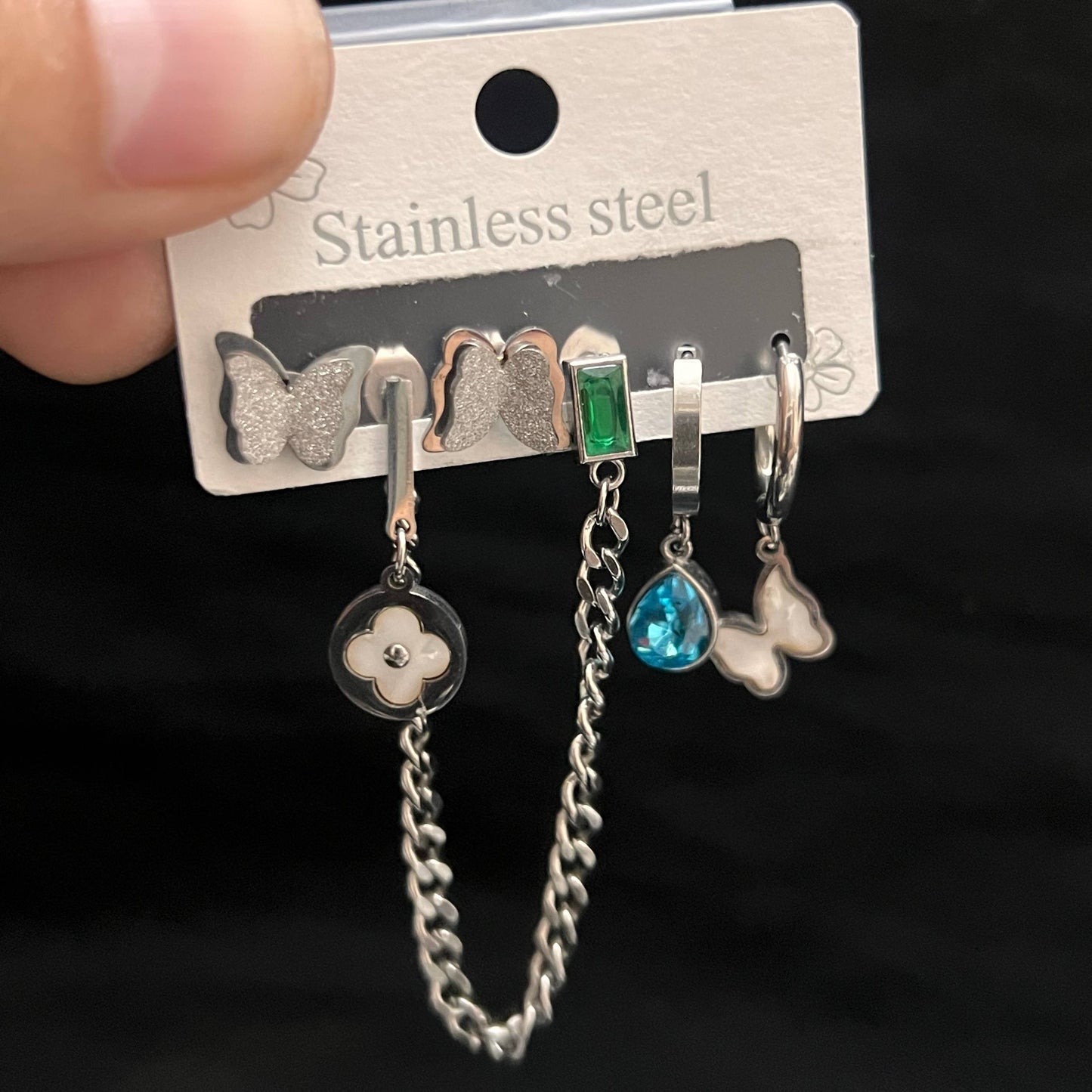 Cart Piercing Set – Pure Stainless Steel    S1