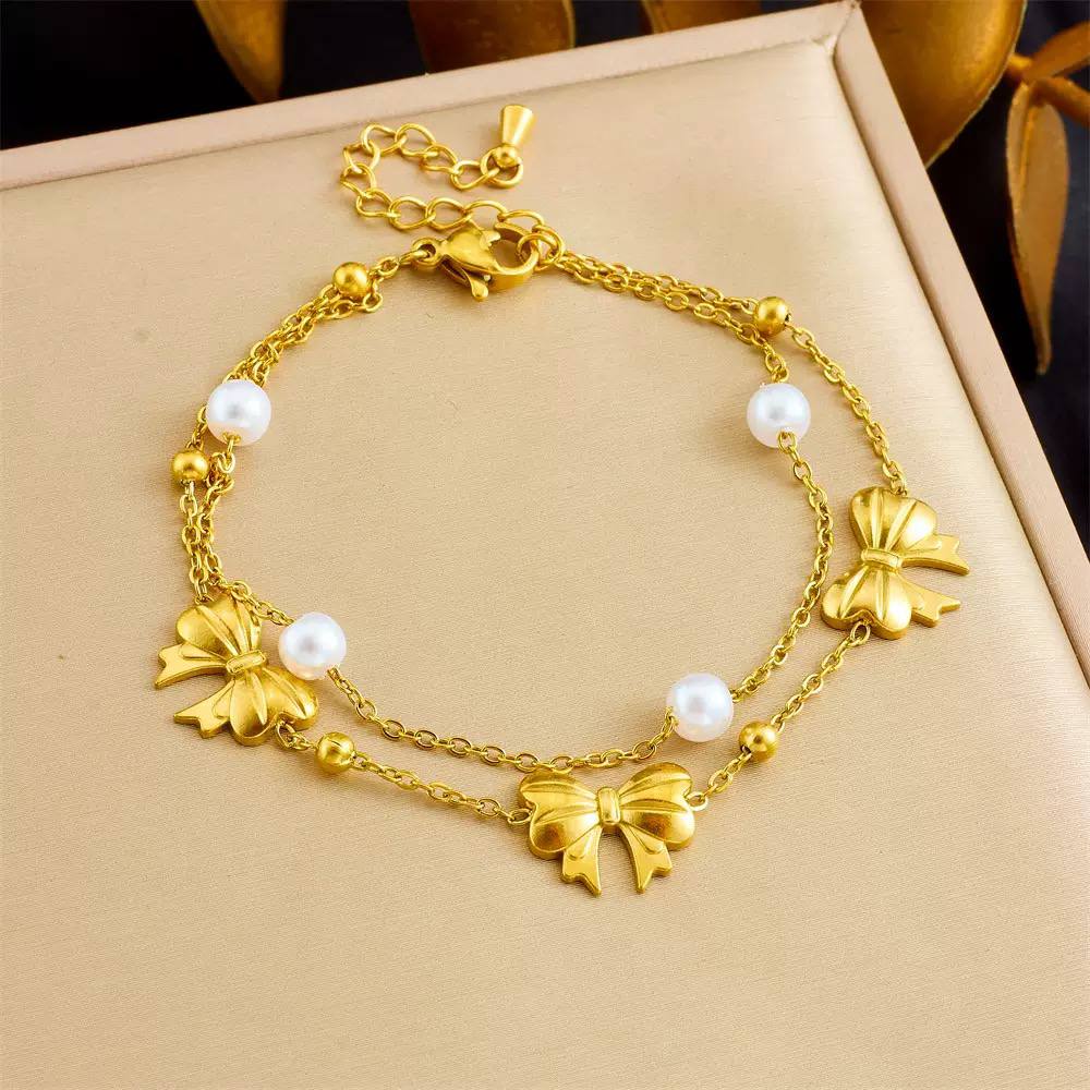 Double Layer Pure 316 Stainless Steel Bracelet    S1