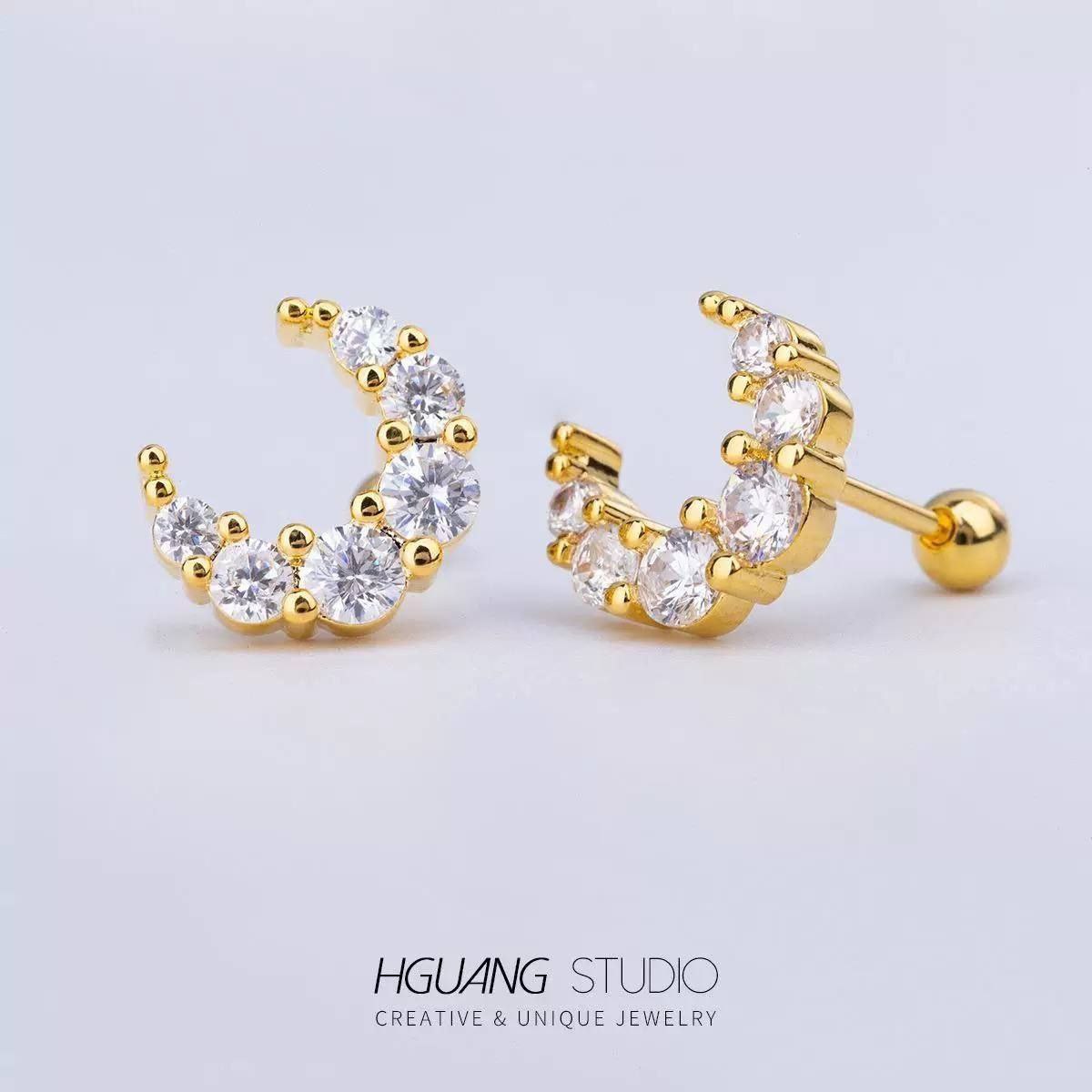 Ball Back Zircon Piercing – Stainless Steel 316    S1