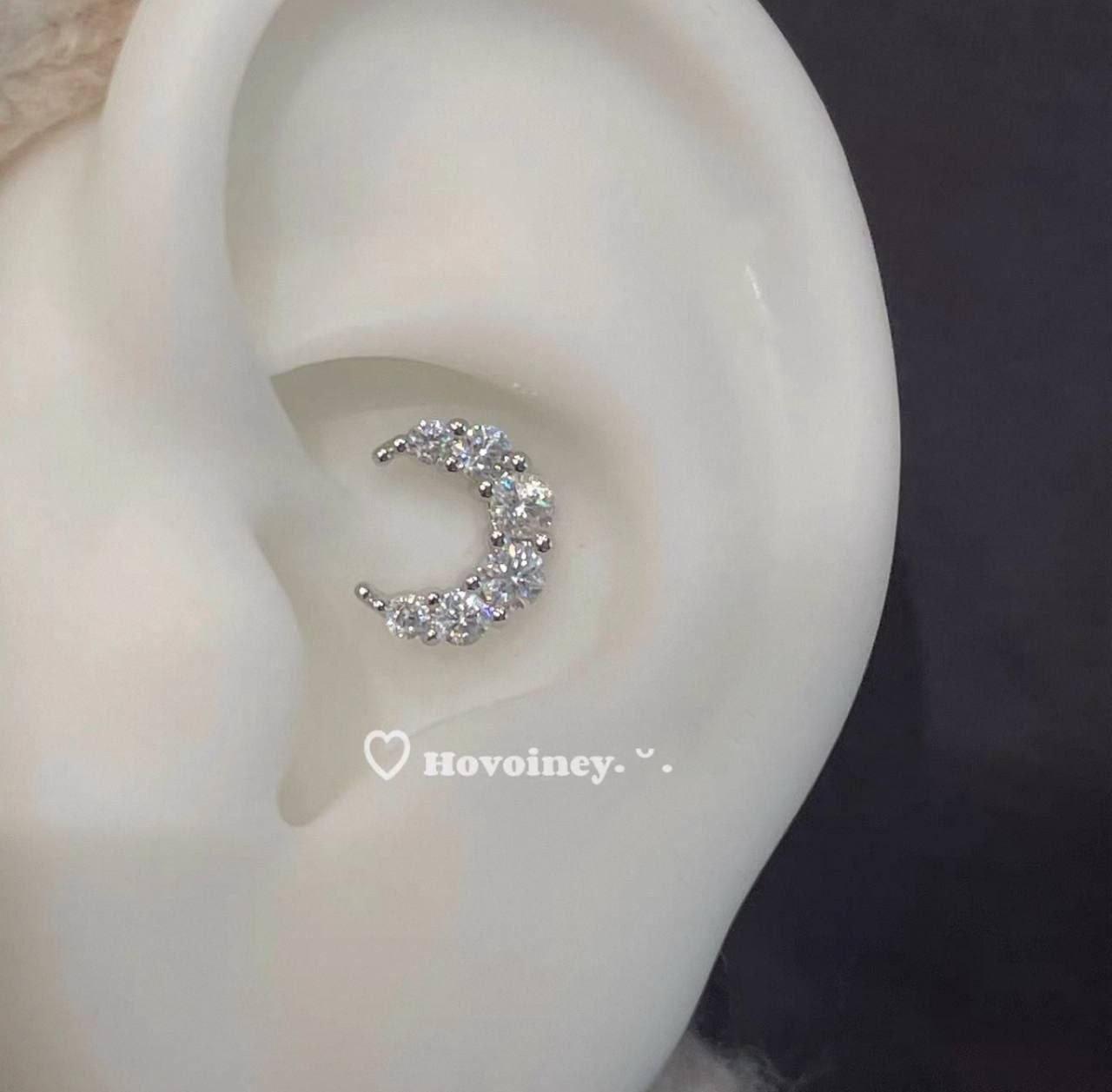 Ball Back Zircon Piercing – Stainless Steel 316    S1
