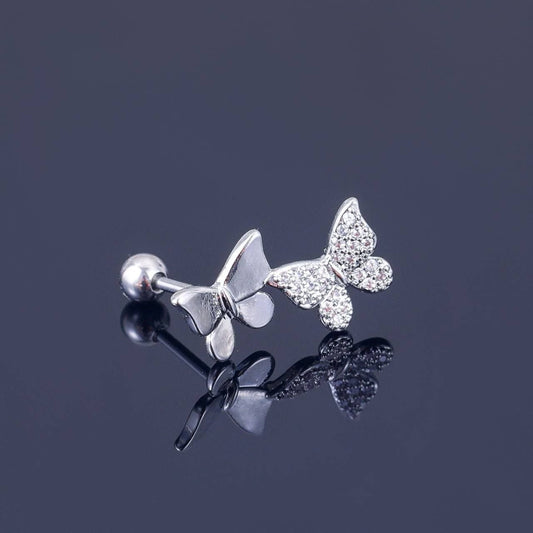 Ball Back Zircon Piercing – Stainless Steel 316    S1