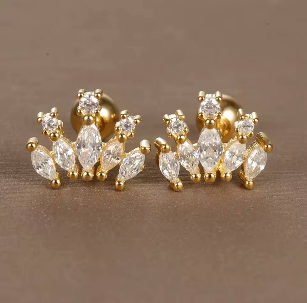 Ball Back Zircon Piercing – Stainless Steel 316   S1