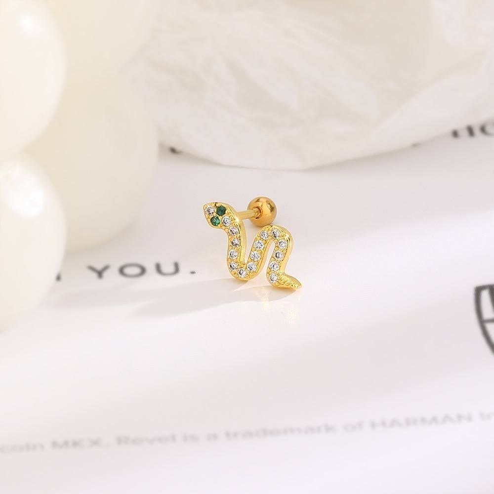 Ball Back Zircon Piercing – Stainless Steel 316       S1