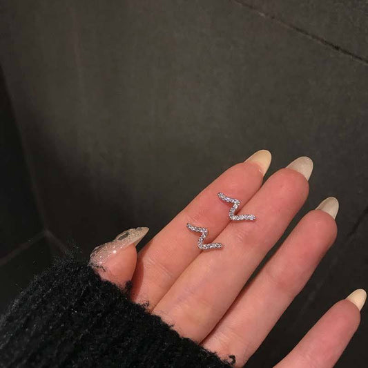 Ball Back Piercing Stainless Steel 316 Bar with Zircon Stones       S1