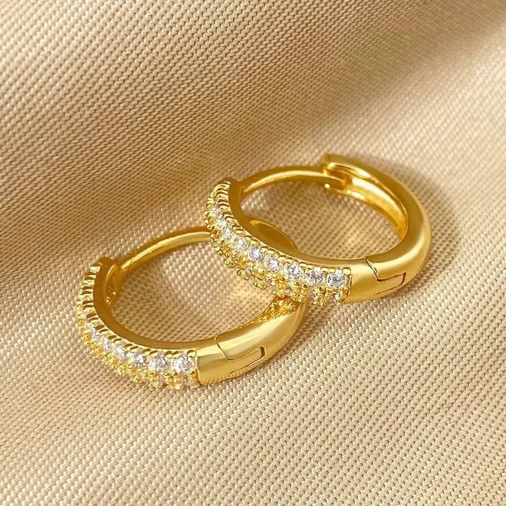 Stud Piercing Stainless Steel 316 Bar with Colored Zircon Stones    S1