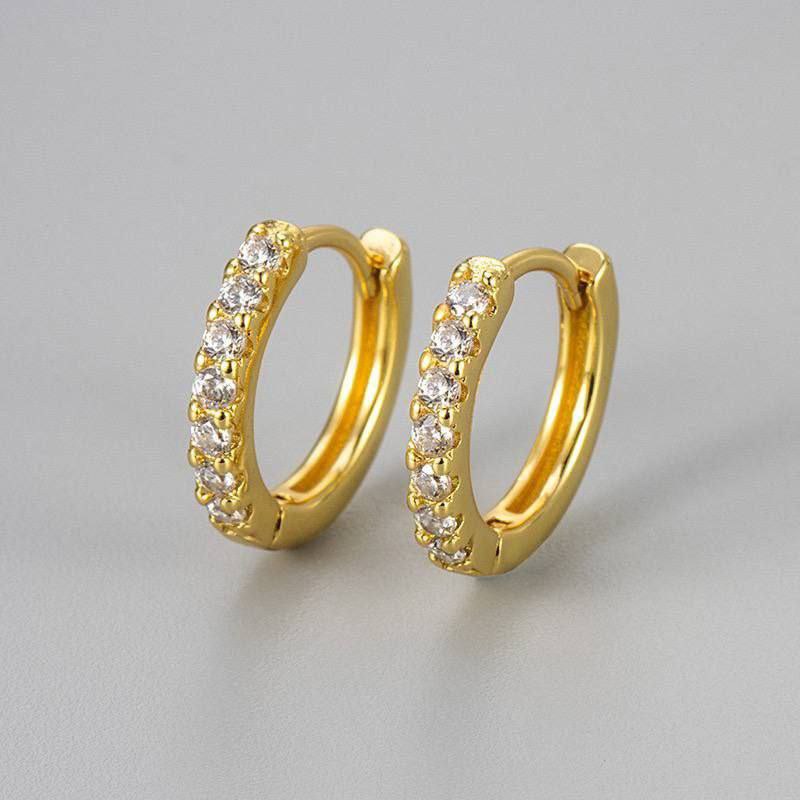 Stud Piercing Stainless Steel 316 Bar with Colored Zircon Stones    S1