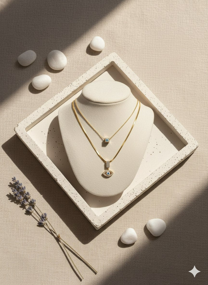 Double Layer 316 Stainless Steel Chain with Zircon Stones    S2