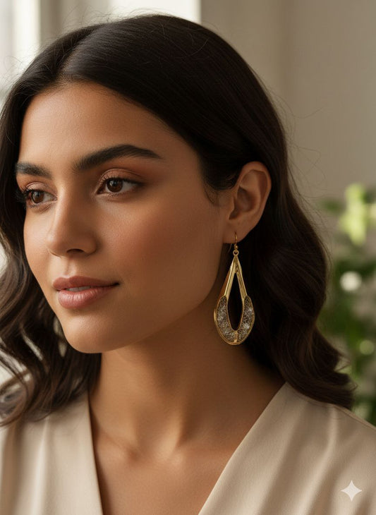 Unique Crystal Accessory Earrings     S2