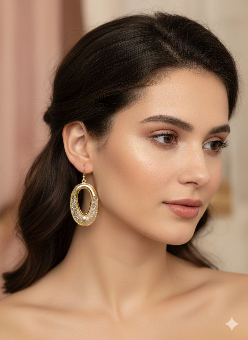 Unique Crystal Accessory Earrings    S2