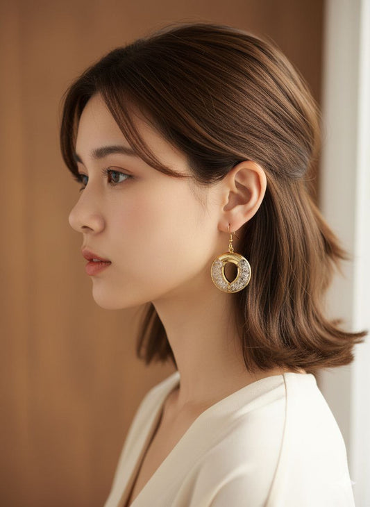 Unique Crystal Accessory Earrings    S2