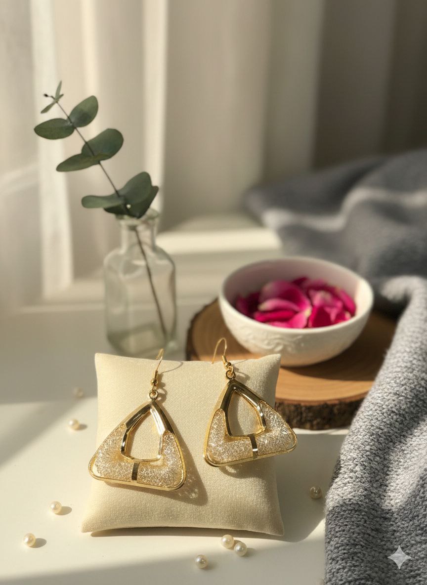 Unique Crystal Accessory Earrings    S2