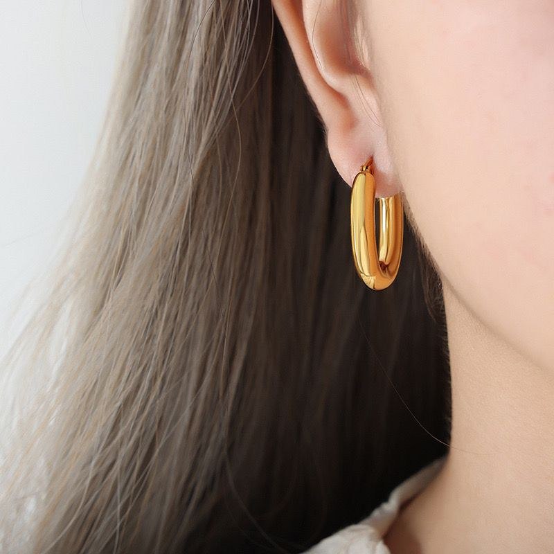 Single Stud Earring Pure Stainless Steel 316    S2