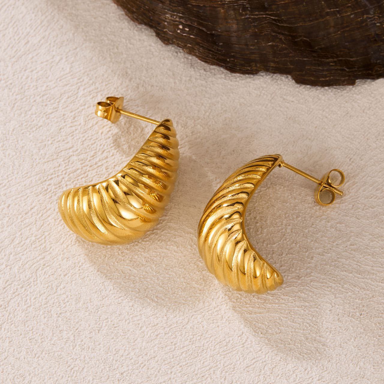 Hoop Earring Pure Stainless Steel 316     S2