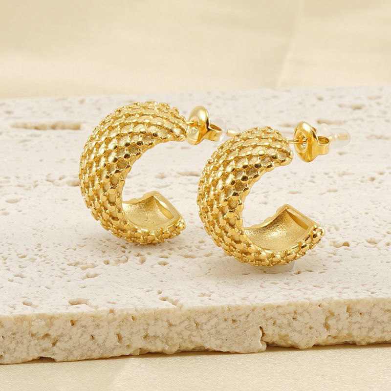 Hoop Earring Pure Stainless Steel 316    S2