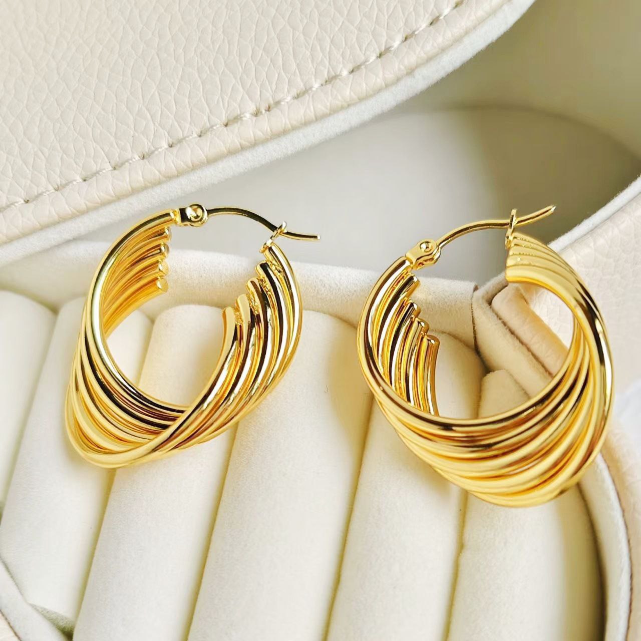 Hoop Earring Pure Stainless Steel 316    S2