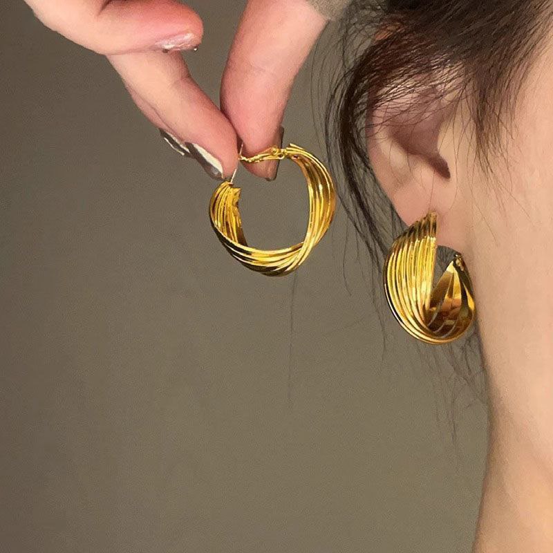Hoop Earring Pure Stainless Steel 316    S2