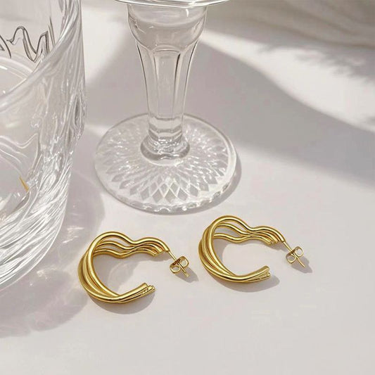 Hoop Earring Pure Stainless Steel 316    S2