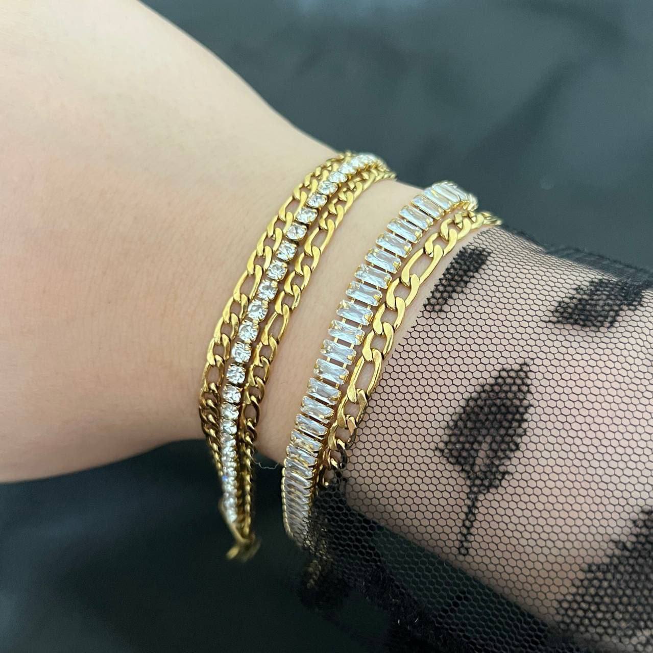 Pure 316 Stainless Steel Triple-Row Bracelet    S1
