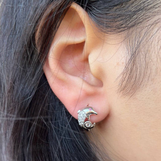 Chinese Gold Stud Earrings for Kids   S1