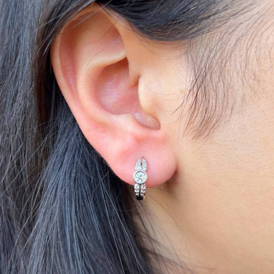 Chinese Gold Stud Earrings for Kids   S1