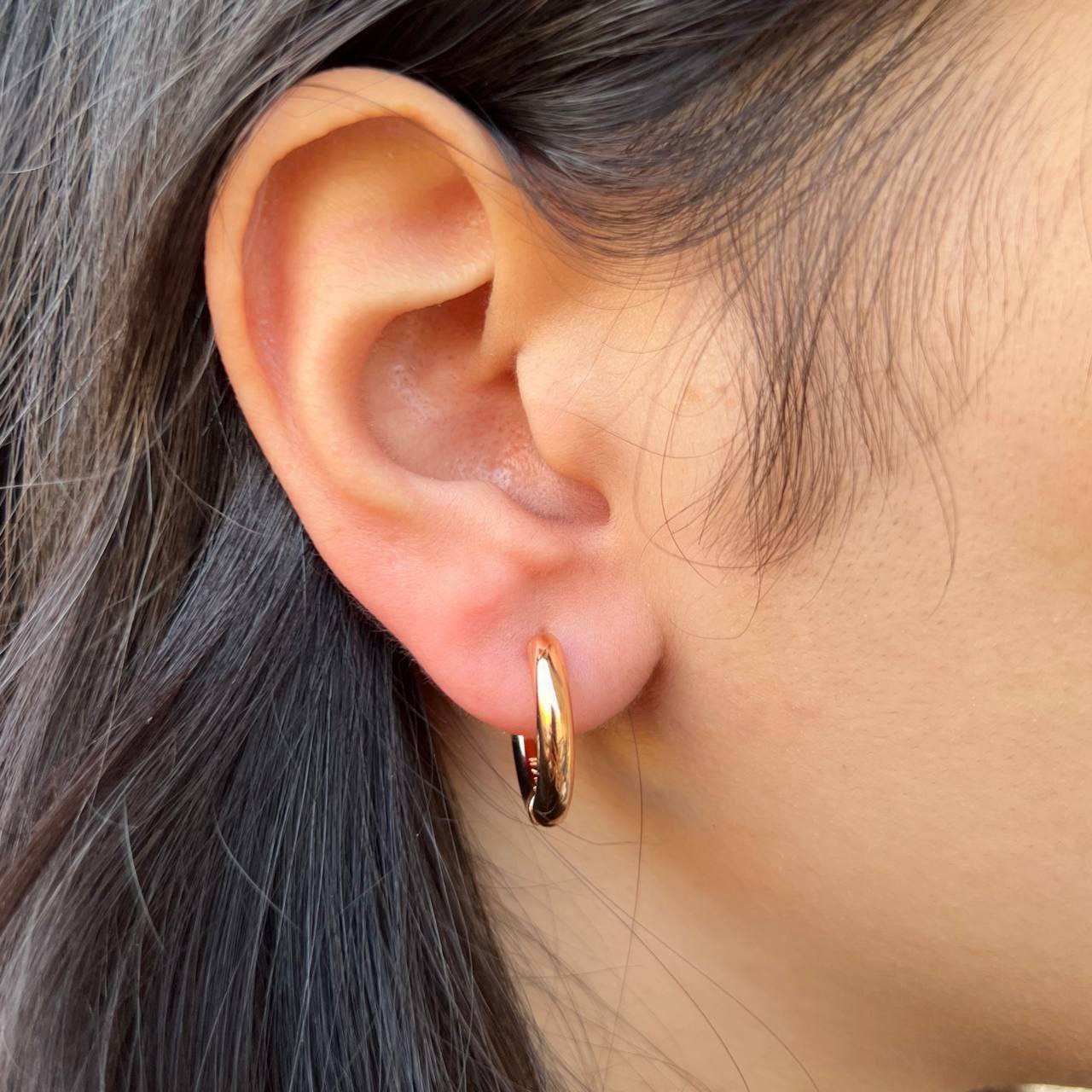 Chinese Gold Stud Earrings for Kids   S1