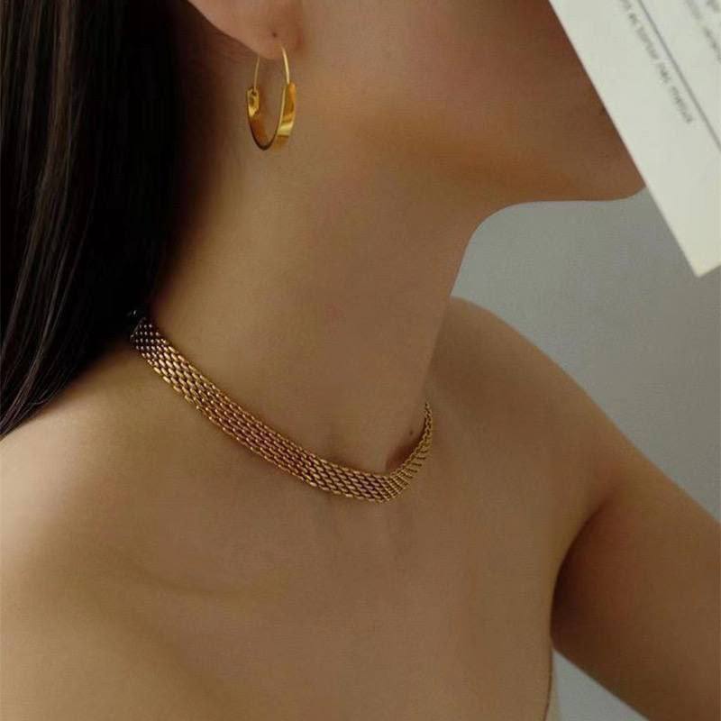 Stainless Steel 316 Pure Mesh Necklace   S1