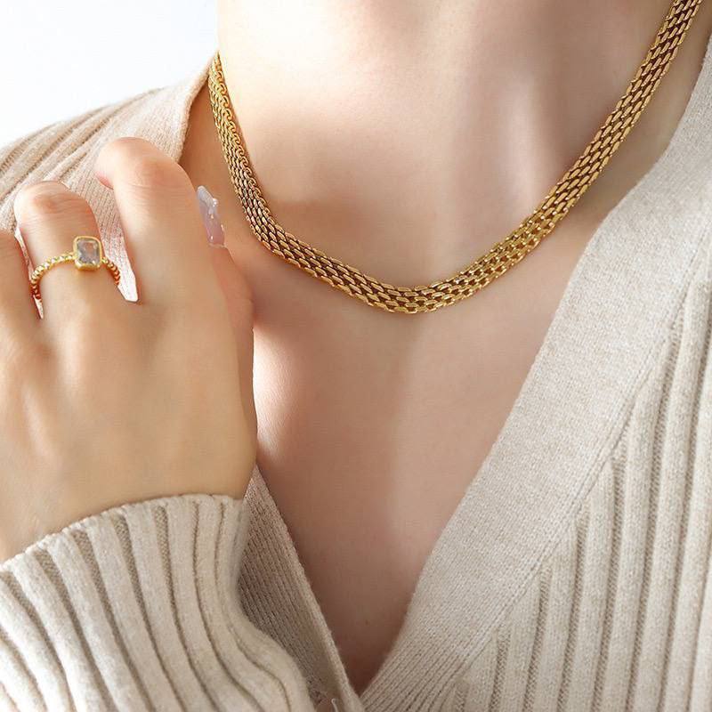 Stainless Steel 316 Pure Mesh Necklace   S1