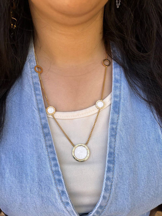 Bvlgari-Inspired Necklace – Pure 316 Stainless Steel     S1