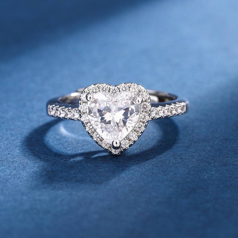 Pandora Style Gold-Plated Zircon Ring    S1