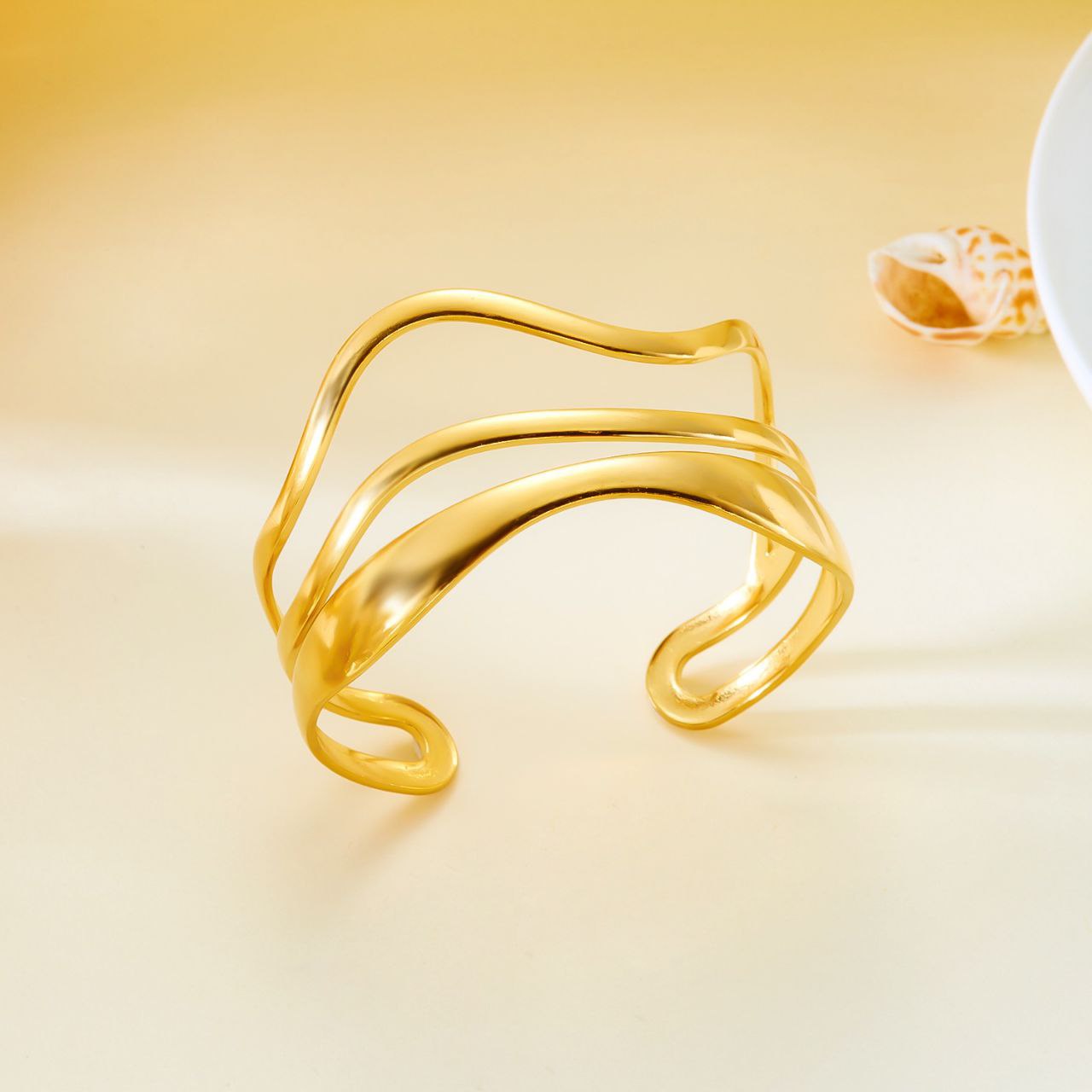 Wide Stainless Steel Bracelet 316 – PURE316    S2