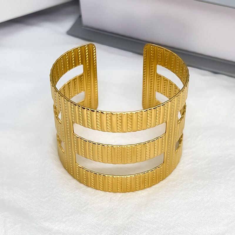 Wide Pure 316 Stainless Steel Bracelet   S2