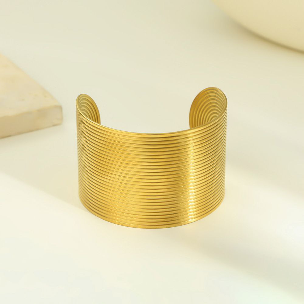 Wide Pure 316 Stainless Steel Bracelet   S2