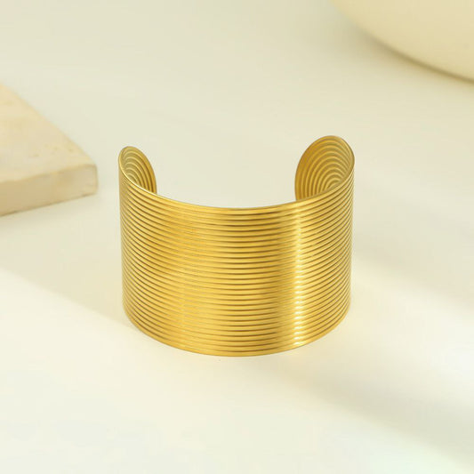 Wide Pure 316 Stainless Steel Bracelet   S2