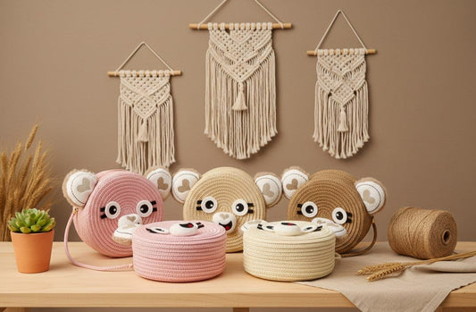 Kids Straw Bag with Unique Designs – R54    S1