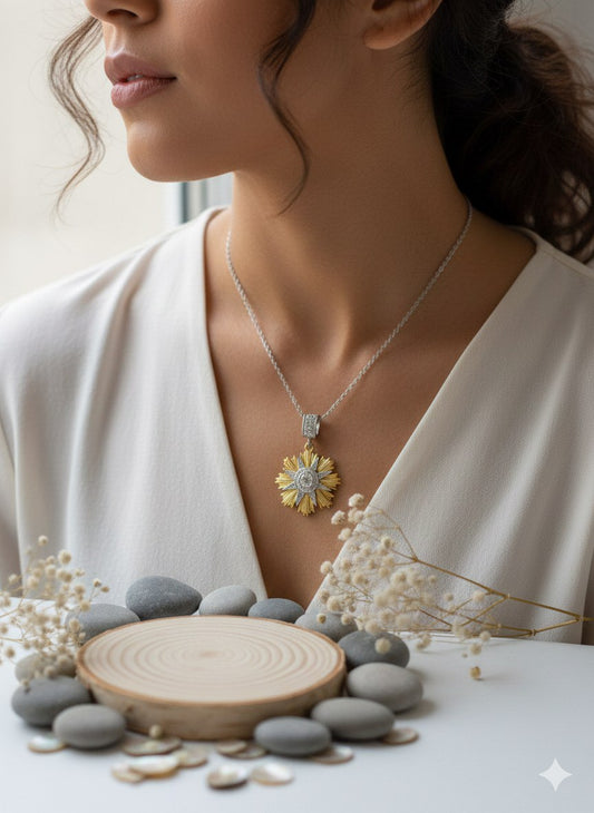 Pure 316 Stainless Steel Necklace with Zircon Stones     S2