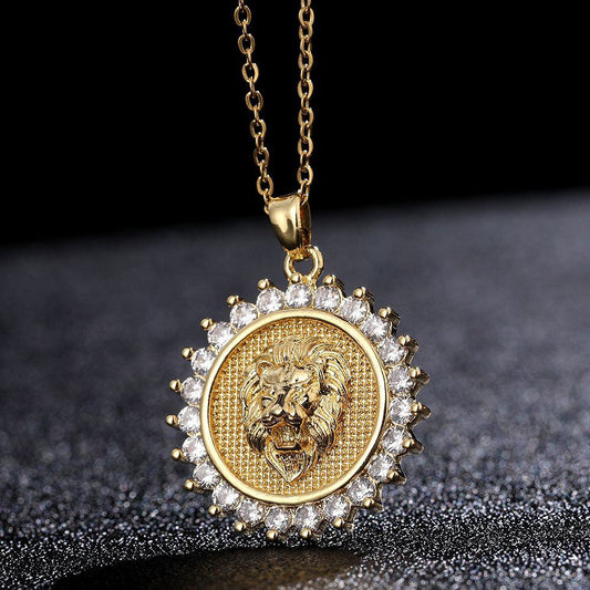 Pure 316 Stainless Steel Necklace with Zircon Stones    S2