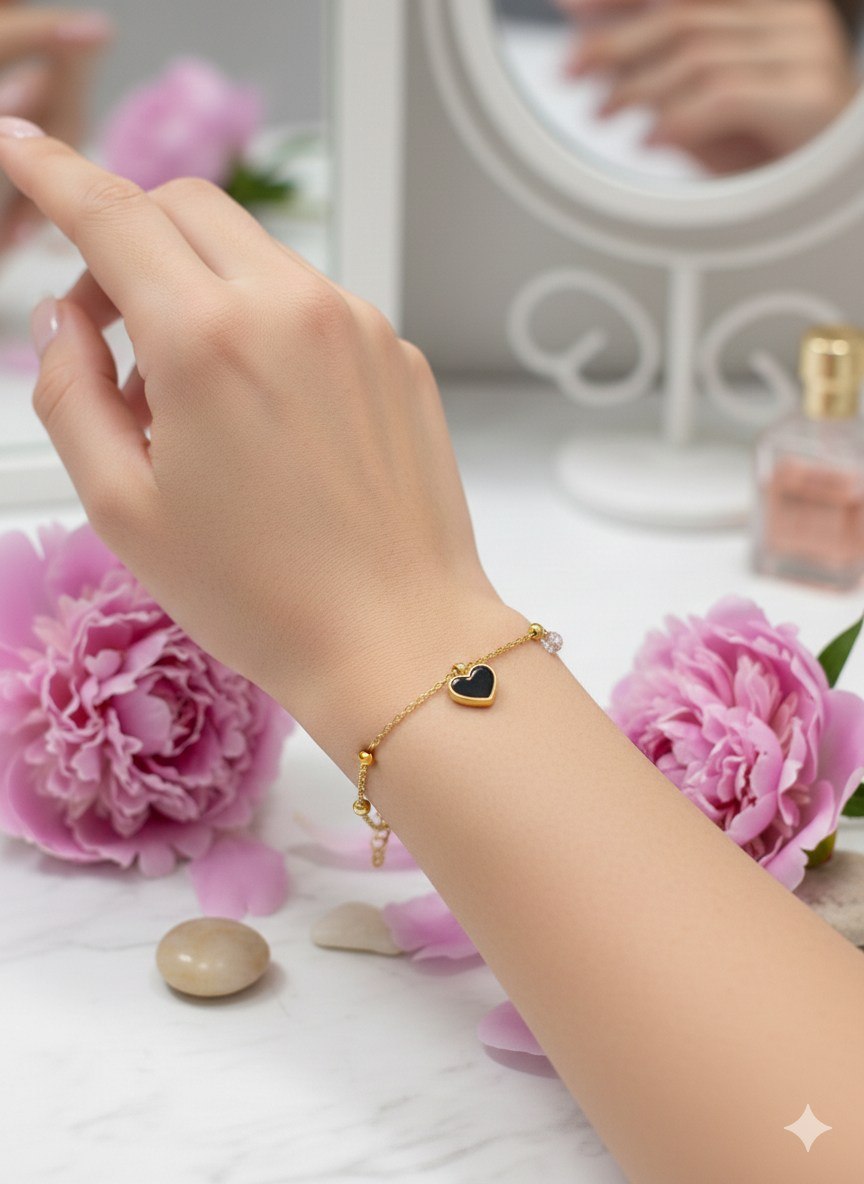 Pure 316 Stainless Steel Bracelet with Zircon Stones    S2