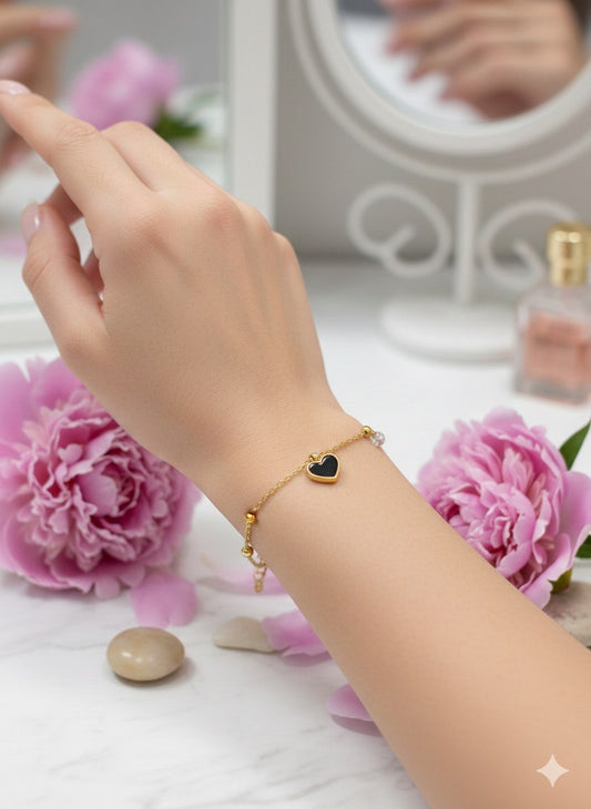 Pure 316 Stainless Steel Bracelet with Zircon Stones    S2