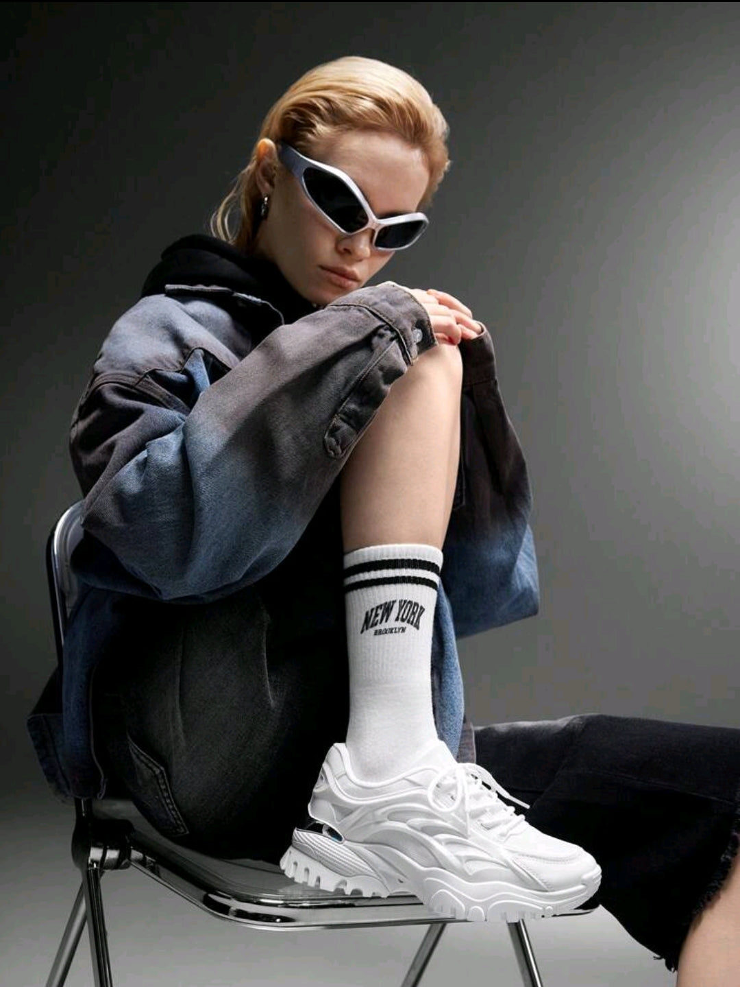 Product Name:

SHEIN X Lucía Bellido Vate Women’s Lace-Up Mesh Sneakers with Chunky Sole