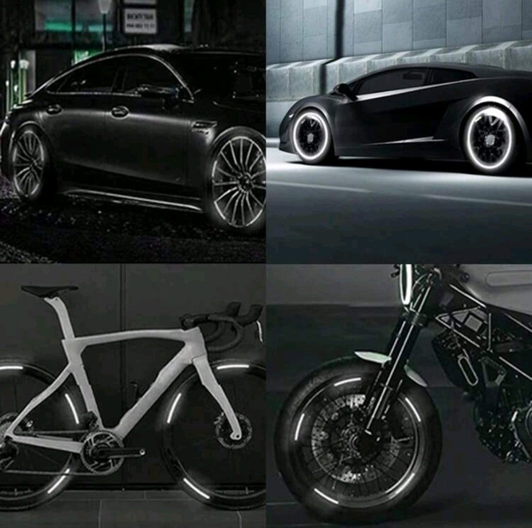 20 Pcs Reflective Wheel Rim Stickers for Cars