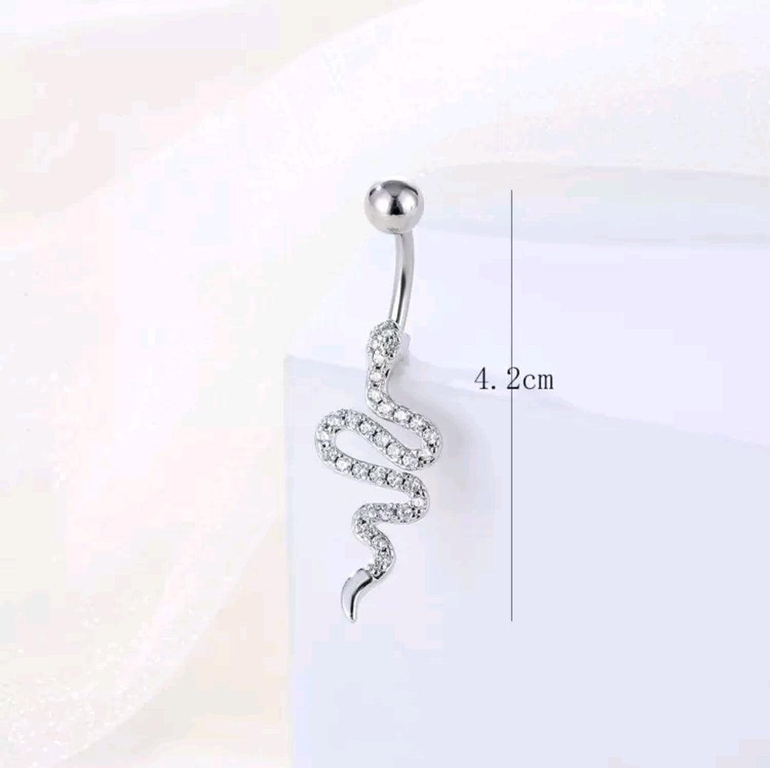Snake Belly Button Earring